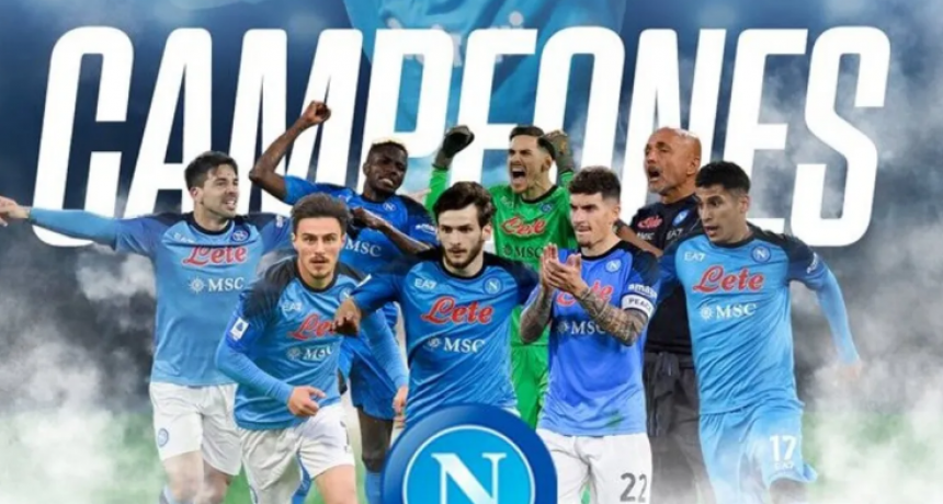 Napoli gan&oacute; su primer Scudetto y recordo a Diego Armando Maradona