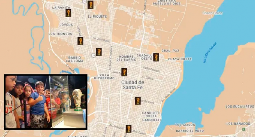 La Copa del Mundo llega a Santa Fe: los once lugares de la ciudad donde se podr&aacute; ver el trofeo m&aacute;s preciado