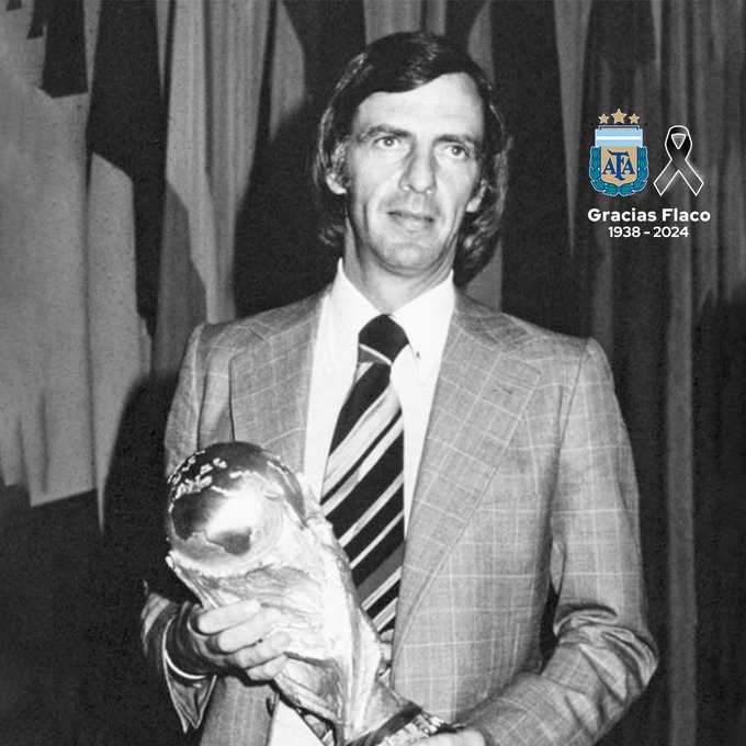 Murió César Luis Menotti, el DT campeón del mundo con la Selección Argentina en 1978