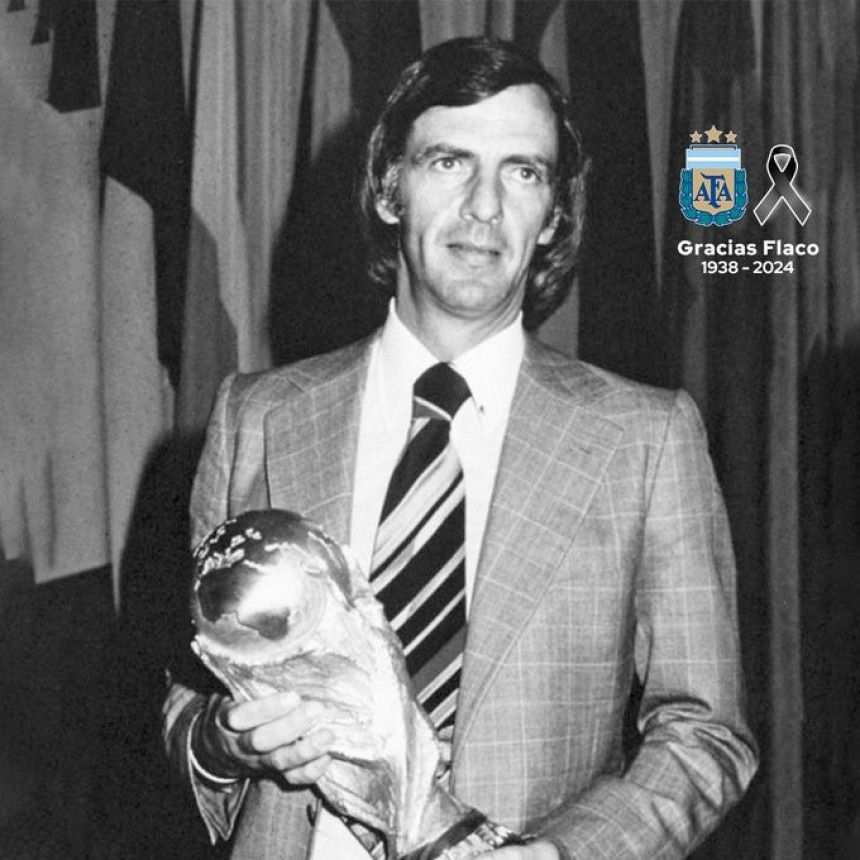 Muri&oacute; C&eacute;sar Luis Menotti, el DT campe&oacute;n del mundo con la Selecci&oacute;n Argentina en 1978