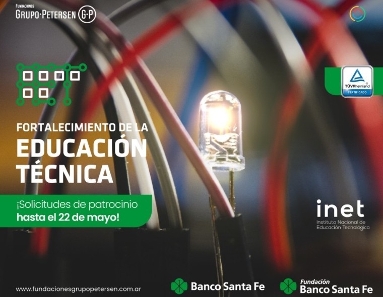 Convocatoria a escuelas t&eacute;cnicas: Banco Santa Fe patrocinar&aacute; proyectos de desarrollo tecnol&oacute;gico y productivo