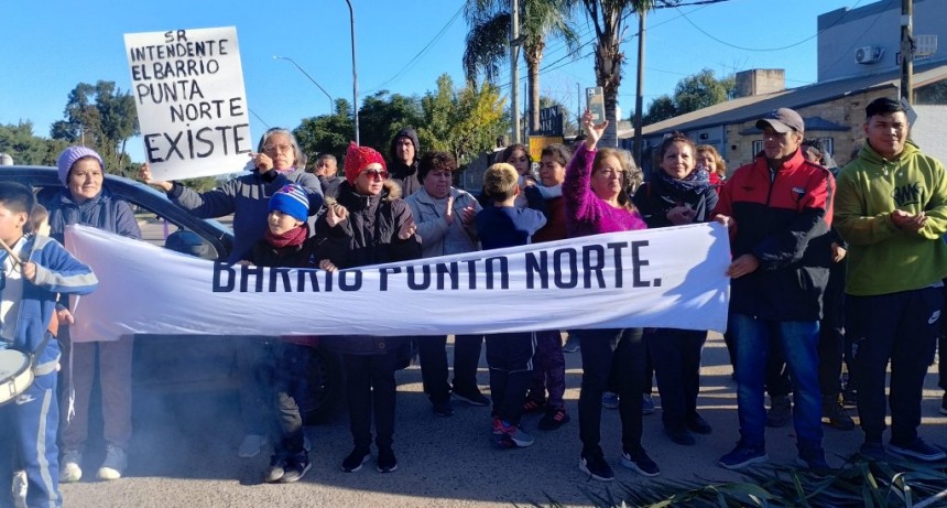 Nuevo reclamo por el abandono de barrio Punta Norte 
