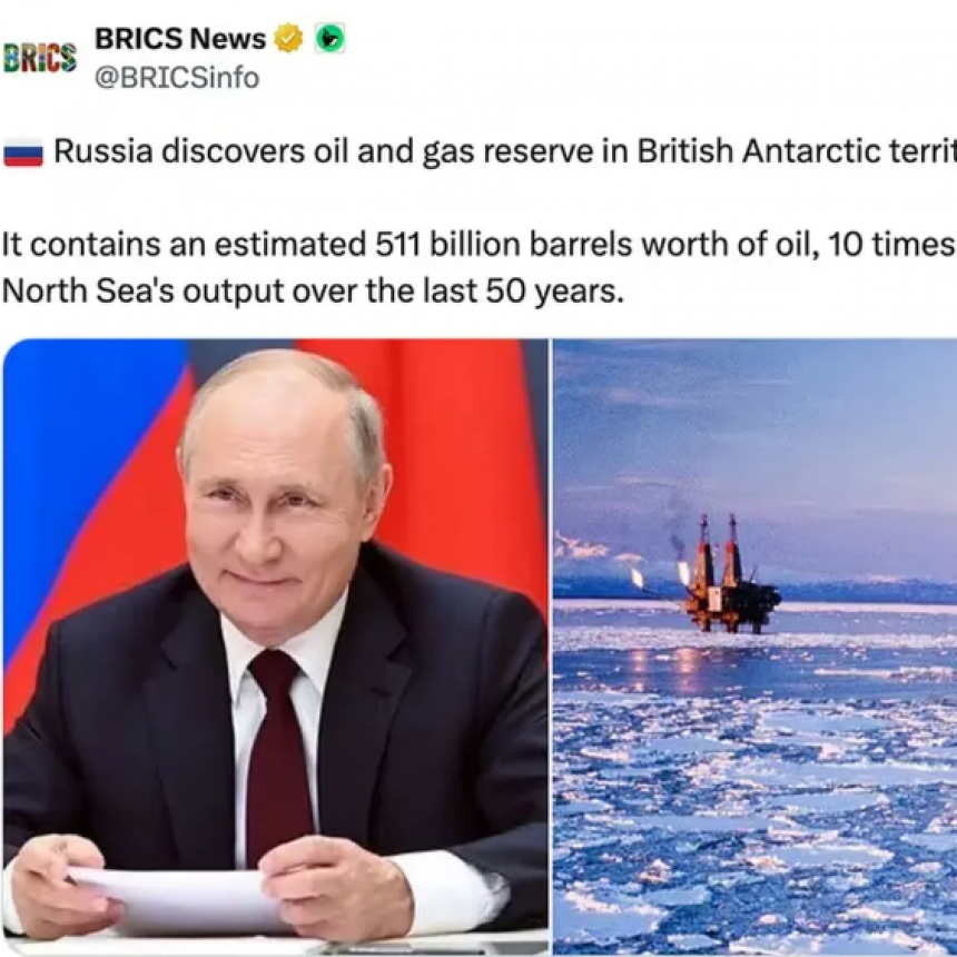 Rusia descubrió petróleo y gas en la zona de la Antártida Argentina
