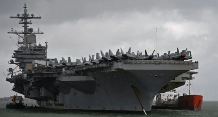 Uno de los portaaviones nucleares m&aacute;s imponentes de Estados Unidos llega al pa&iacute;s