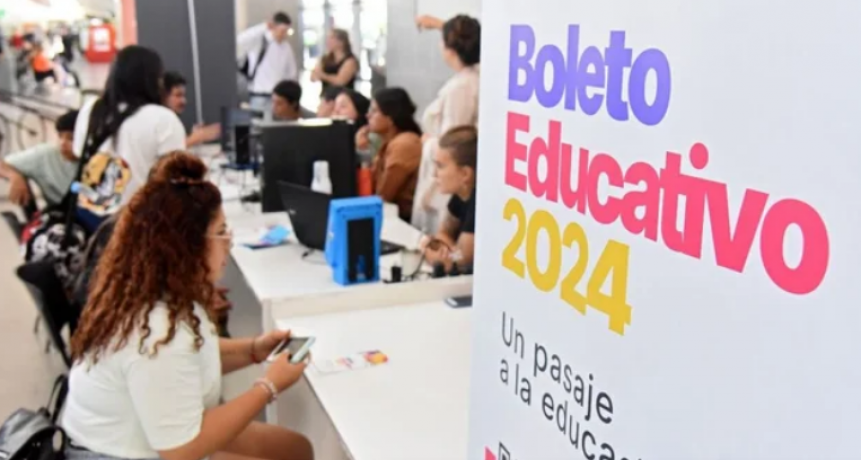 El Boleto Educativo ya super&oacute; 300 mil usuarios y 5 millones de viajes