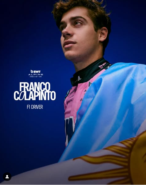 Alpine confirmó oficialmente a Colapinto para los próximos cinco 