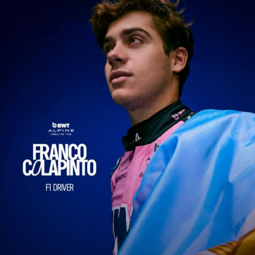 Alpine confirm&oacute; oficialmente a Colapinto para los pr&oacute;ximos cinco "Grand Prix"