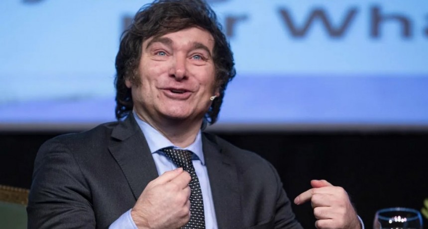 Javier Milei euf&oacute;rico: "La Libertad arrasa"