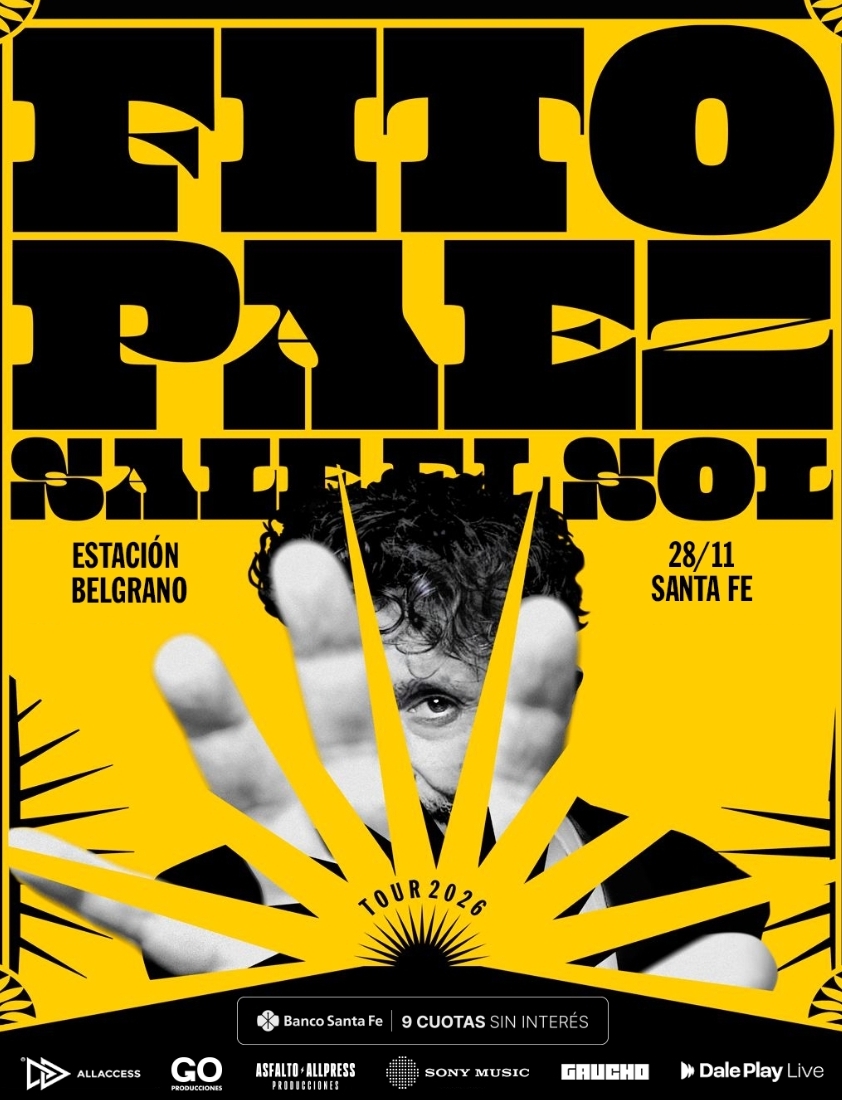 Fito P&aacute;ez regresa a Santa Fe con su tour "Sale El Sol"