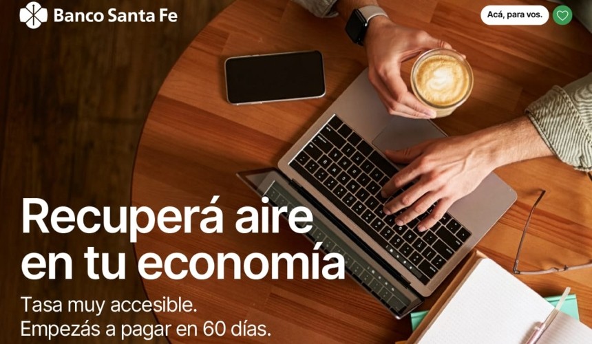 Plan de desendeudamiento provincial: el Banco Santa Fe ofrece hasta 60 cuotas, tasas preferenciales y 2 meses de gracia para refinanciar deudas de empleados p&uacute;blicos, privados y jubilados