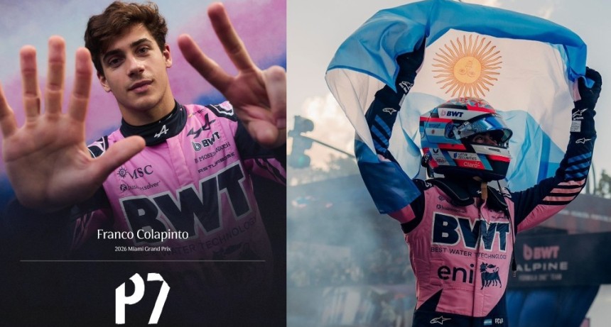 F&oacute;rmula 1: Franco Colapinto sum&oacute; puntos con Alpine y Kimi Antonelli gan&oacute; el Gran Premio de Miami