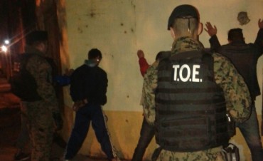 La Compa&ntilde;&iacute;a Tropa de Operaciones Especiales detuvo a tres personas con pedido de captura 