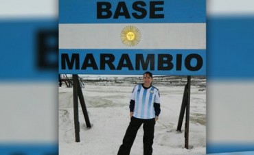 Yanina Gauna, santafesina en la Base Marambio: "Representar a Santa Fe aca, es un orgullo"