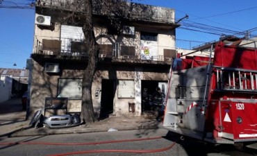 Un beb&eacute; de tres meses result&oacute; afectado en un incendio