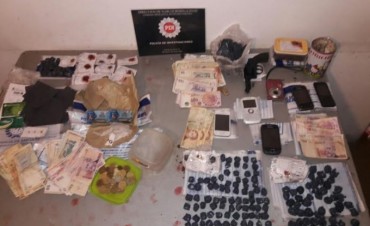 Secuestran un kilo de marihuana fraccionada en Recreo