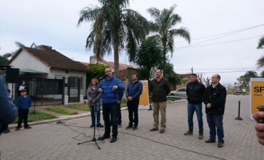 Inauguraron nuevas cuadras de pavimento articulado en el norte de la ciudad