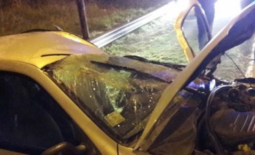 Volc&oacute; un auto en Avenida de la Constituci&oacute;n