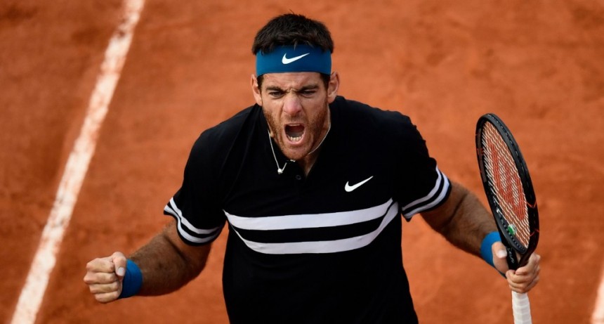 Del Potro pasó a semis de Roland Garros y enfrentará a Nadal