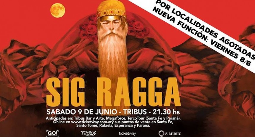 Doble funci&oacute;n de Sig Ragga en Santa Fe