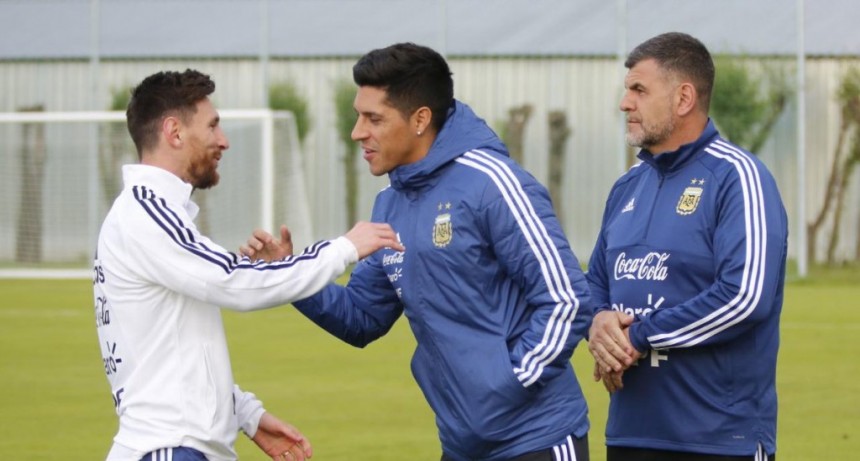 As&iacute; fue recibido Enzo P&eacute;rez por el plantel de Argentina