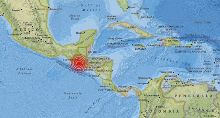 Fuerte temblor en varias regiones de Guatemala