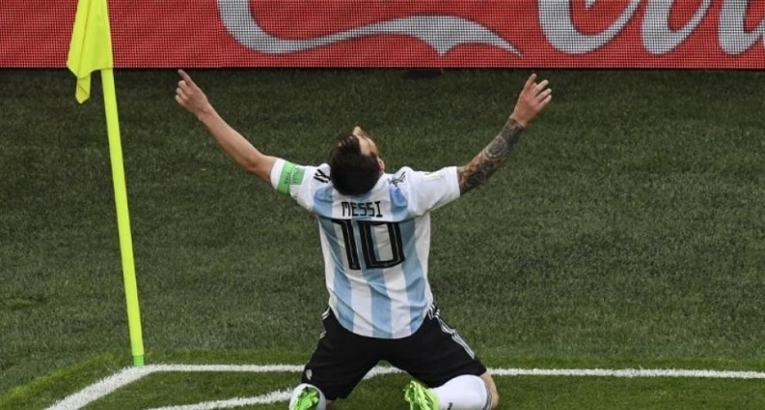 Argentina le gan&oacute; a Nigeria y est&aacute; en octavos de final