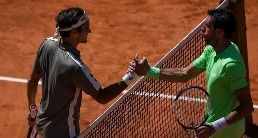 Mayer no pudo contra el talento de Federer
