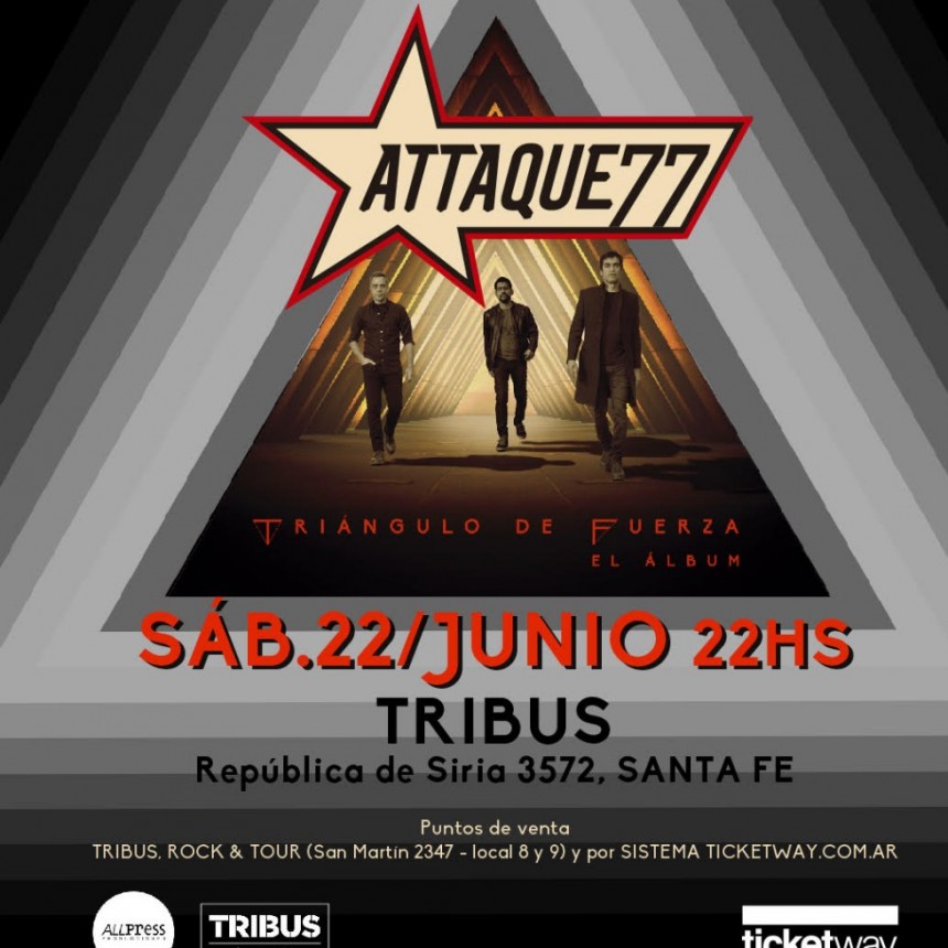 Attaque 77 se presenta en Santa Fe