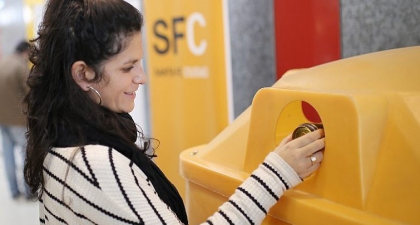 Nuevas campanas amarillas para recolectar y reciclar aluminio