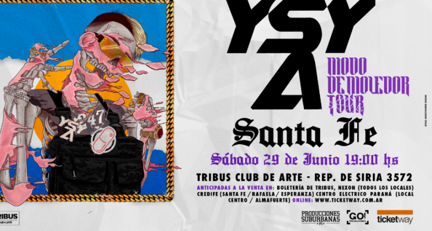 YSY A se presentar&aacute; en Santa Fe