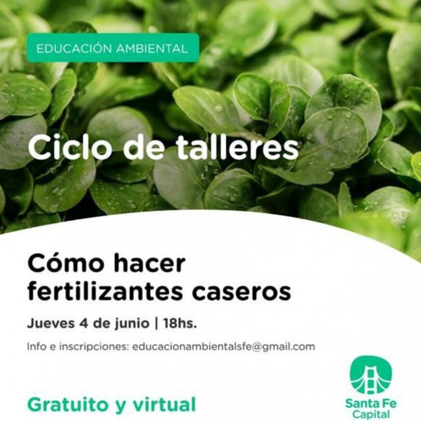 En la Semana del Ambiente, invitan a una charla virtual sobre fertilizantes caseros