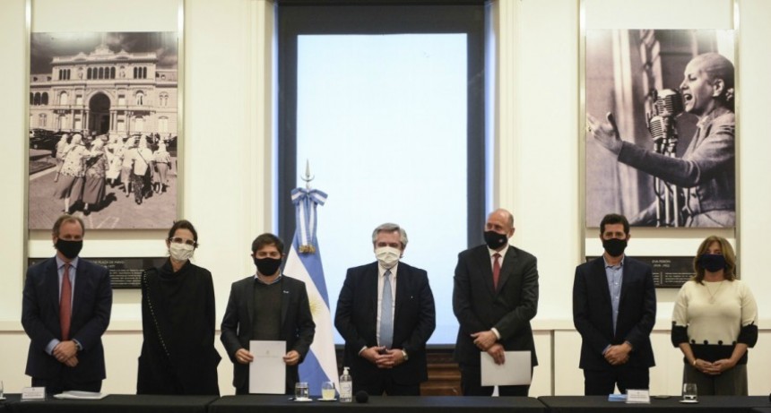 Perotti firm&oacute; un acuerdo de colaboraci&oacute;n con la Naci&oacute;n para dinamizar la obra p&uacute;blica y privada y las industrias relacionadas con la construcci&oacute;n