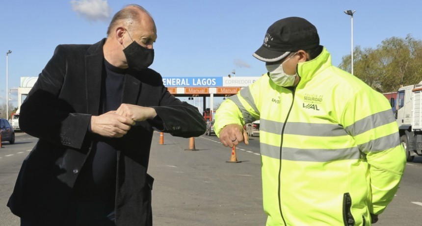 Perotti supervis&oacute; los controles que la provincia realiza en la autopista Rosario-Buenos Aires y en el T&uacute;nel Subfluvial