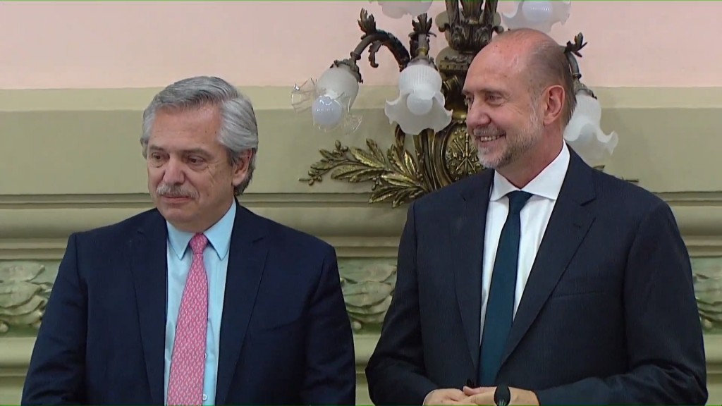 Fernández y Perotti firmaron el acuerdo por la deuda de Nación con Santa Fe