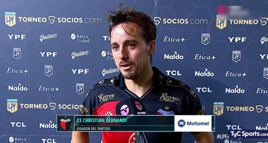 Bernardi seguir&aacute; en Col&oacute;n