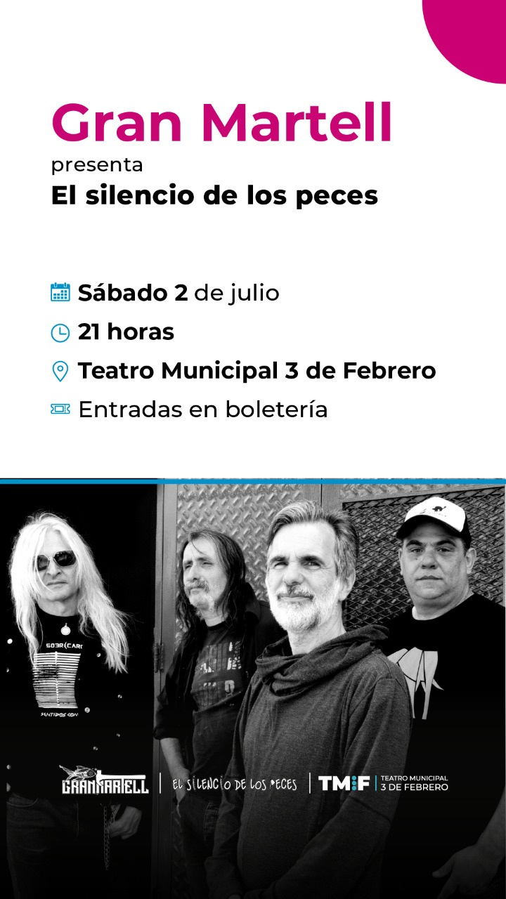 Gran Martell presenta El silencio de los peces en el Teatro 3 de Febrero