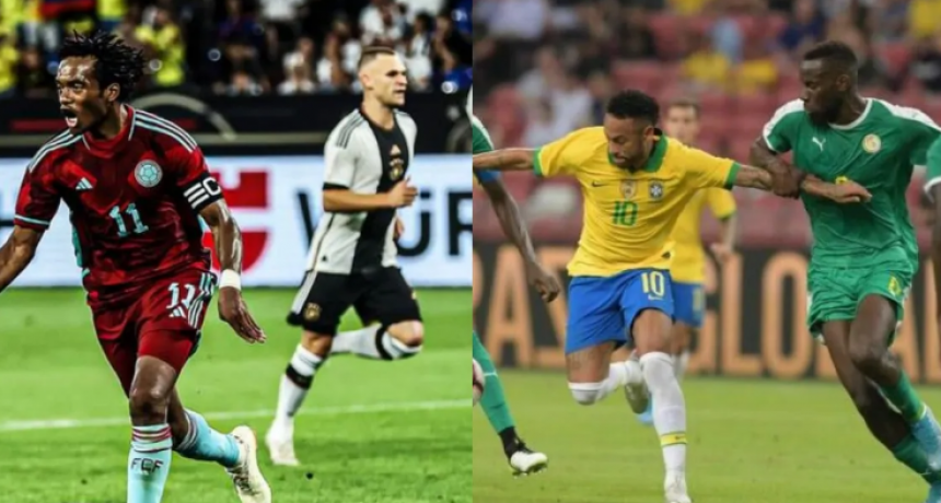 Colombia sorprendi&oacute; a Alemania y Brasil perdi&oacute; con Senegal