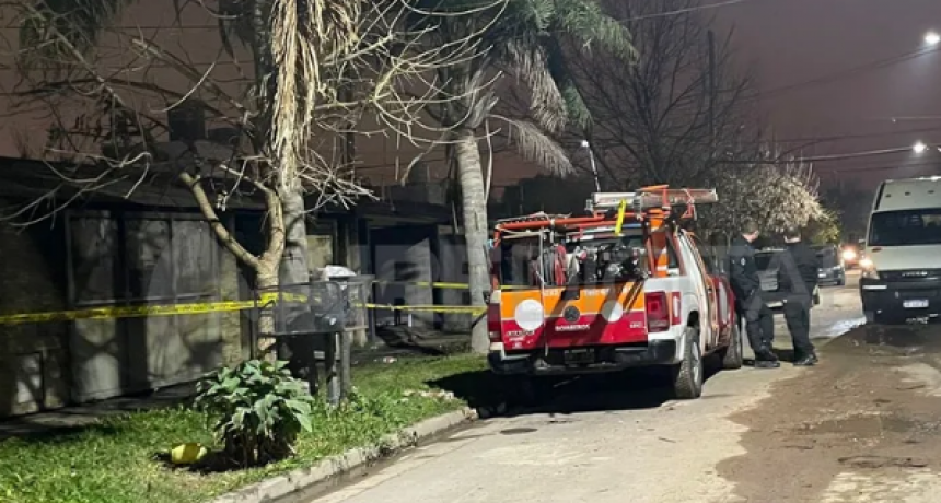 Muri&oacute; una nena por el incendio de una casa en barrio Las Flores II