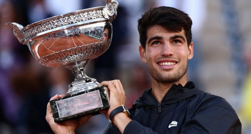 Alcaraz, campe&oacute;n por primera vez en Roland Garros: venci&oacute; a Zverev en cinco sets