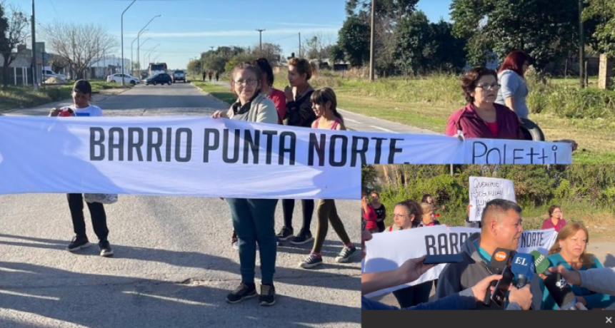 Barrio Punta Norte no existe: vecinos reclaman por abandono en las calles y luminaria