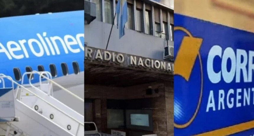 Ley Bases: el Gobierno retir&oacute; Aerol&iacute;neas, Correo Argentino y medios p&uacute;blicos