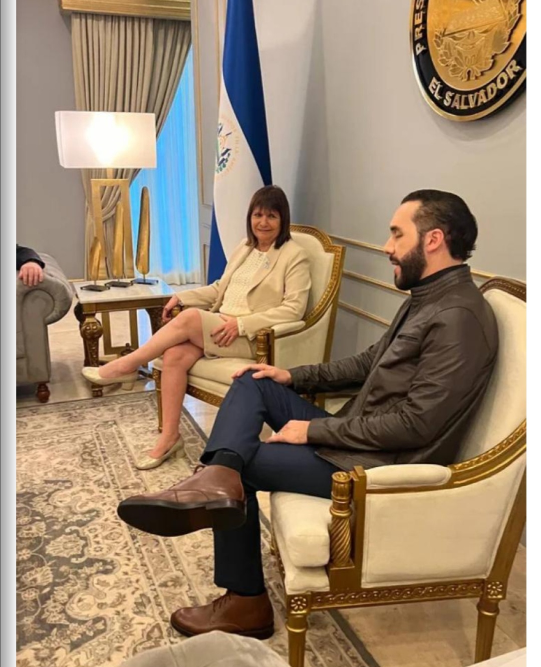 Patricia Bullrich se reuni&oacute; con Bukele en El Salvador