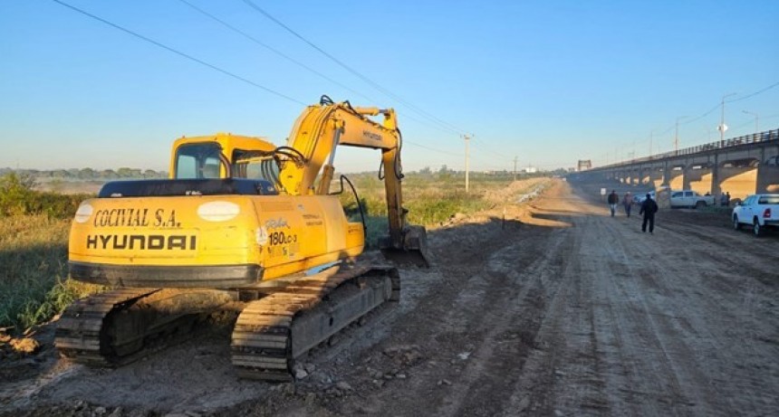 Puente Santa Fe - Santo Tom&eacute;: afirman que avanzan a buen ritmo las obras