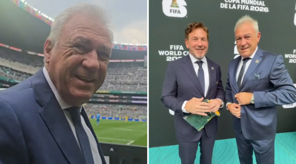 Nery Pumpido fue homenajeado en el Estadio Azteca a 40 a&ntilde;os del t&iacute;tulo del 86'