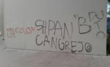 Realizaron pintadas 