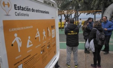 Inauguraron una nueva estaci&oacute;n de entrenamiento en la Costanera
