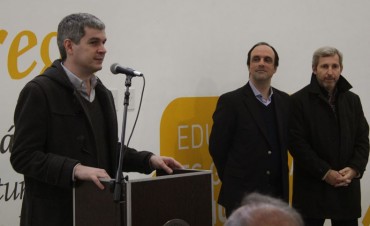 Peña y Corral inauguran obras en el oeste de la ciudad