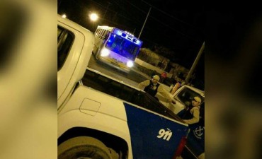 Un colectivo recibió un impacto de bala en Alto Verde
