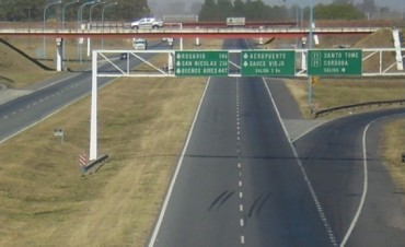 Desde el martes, la provincia recupera el manejo de la Autopista Santa Fe-Rosario