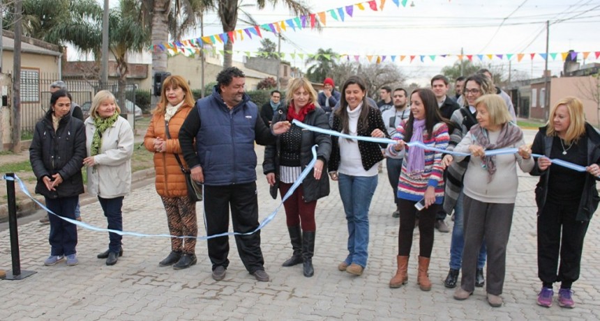 Barrio Belgrano se transforma y suma cuadras con pavimento articulado